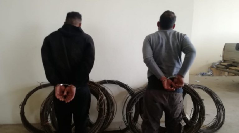 توقيف سارقَي كابلات كهربائية في البقاع الغربي