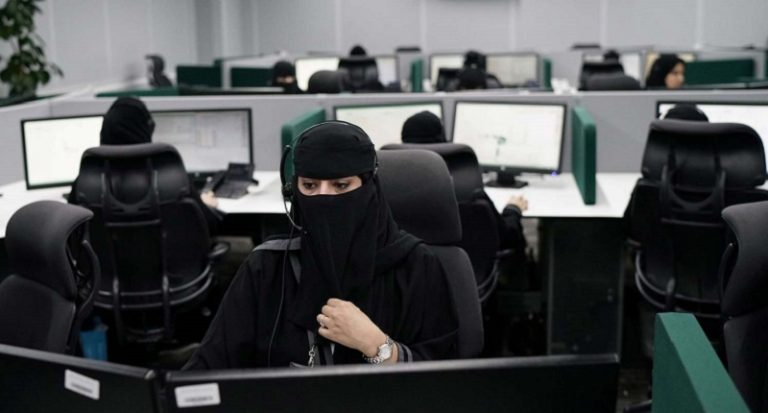 ما هي نسبة مشاركة المرأة بالعمل في السعودية؟