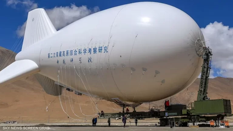 المنطاد الصيني مجهّز بأدوات تجسّس