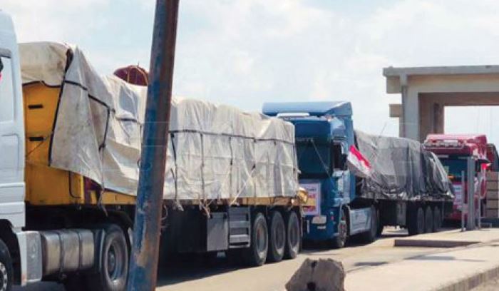 وصول 5 طائرات مساعدات انسانية الى مطاري اللاذقية وحلب