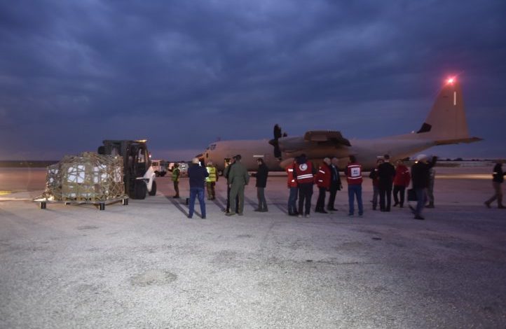 مساعدات من رومانيا الى سوريا عن طريق لبنان