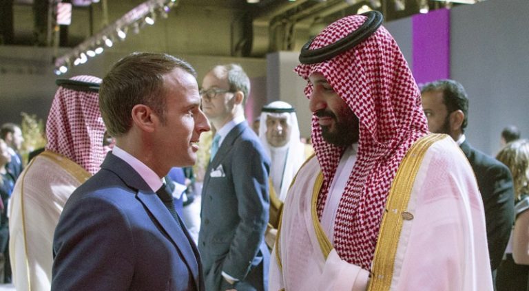 ماكرون بن سلمان