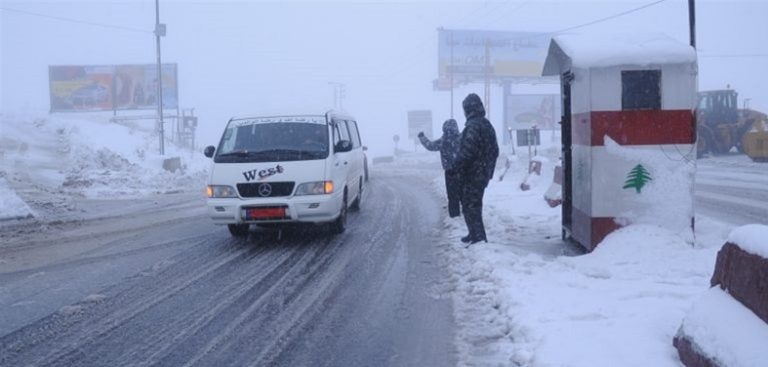 إليكم الطرقات الجبلية المقطوعة بسبب الثلوج