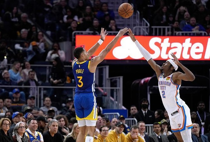 NBA: غولدن ستايت يستعرض عضلاته على حساب اوكلاهوما