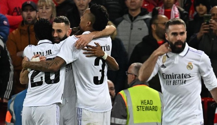 ريال مدريد يصعق ليفربول بخماسية ونابولي يٌسقط فرانكفورت