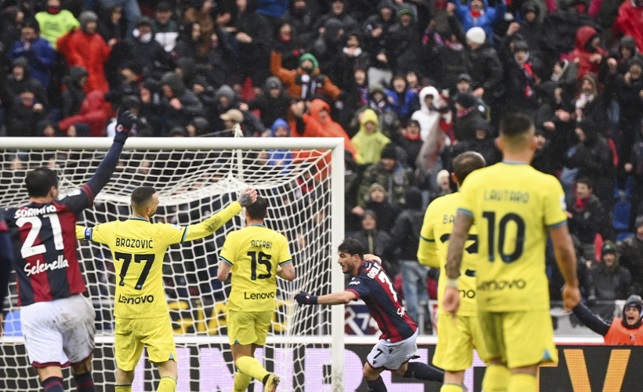 سقوط مفاجئ للانتر امام بولونيا