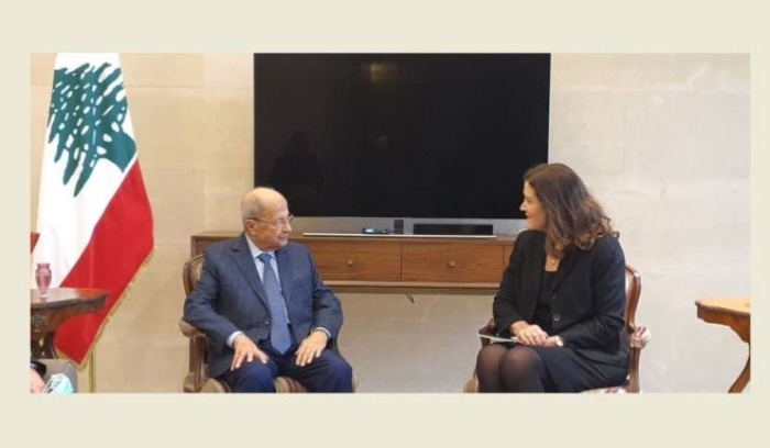 عون يبحث التطورات مع السفيرة الأميركية