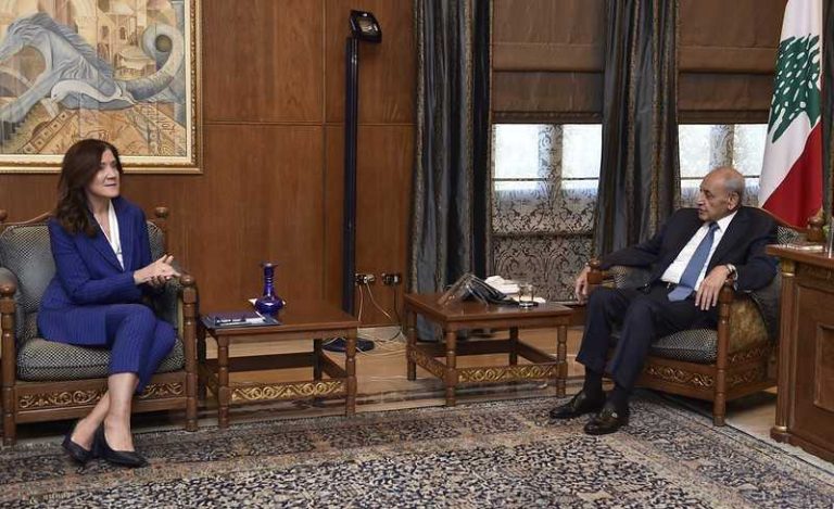 بري يلتقي سفراء “اللقاء الخماسي”