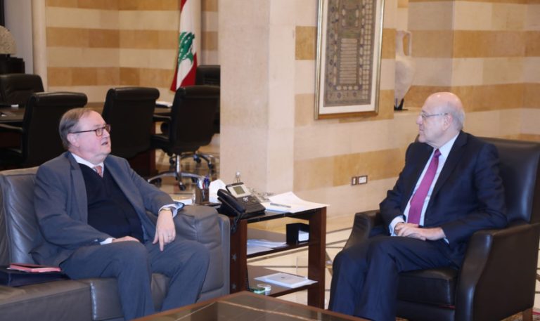 دوكان بعد لقائه ميقاتي: سأبحث مع المسؤولين الأميركيين تحييد ملف الكهرباء اللبناني