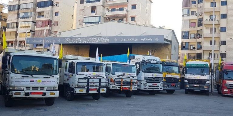 بالصور.. القافلة الثانية من حملة “رحماء” تنطلق إلى سوريا