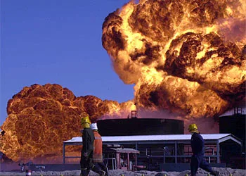 اندلاع حريق في بئر نفط في الكويت