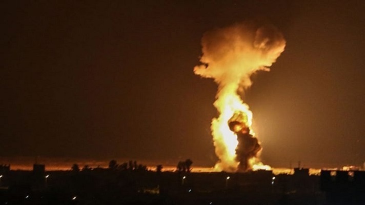 بالفيديو.. عدوان أميركي على سوريا يستهدف مواقع للحرس الثوري الايراني