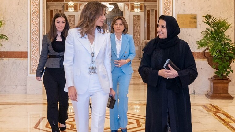 “أم الإمارات” تستقبل عقيلة الأسد في “قصر البحر”