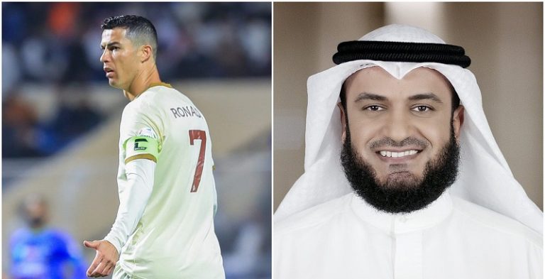 الشيخ مشاري العفاسي يثير الجدل بفيديو لرونالدو