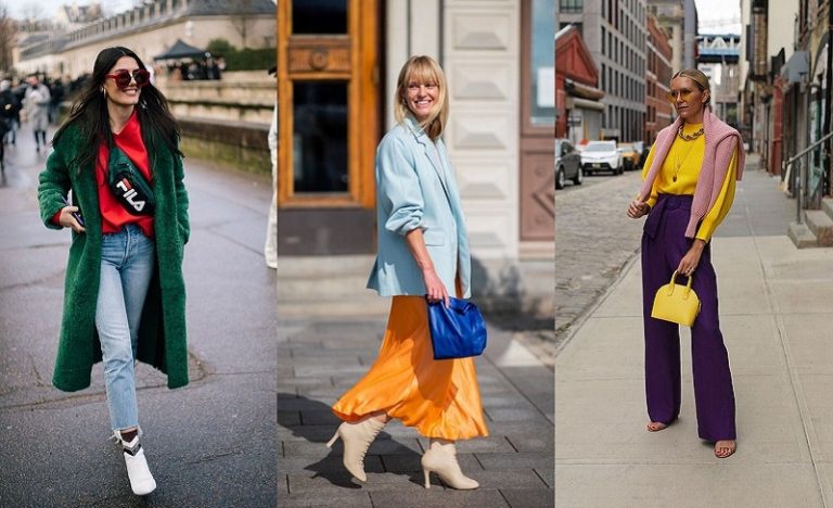 ملابس زاهية