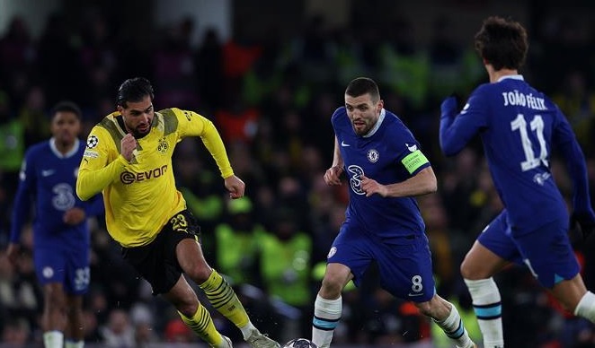 دوري ابطال اوروبا لكرة القدم: تشلسي يقلب الطاولة على دورتموند وبنفيكا يسحق بروج