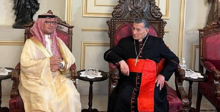 وليد البخاري السعودية سفير لبنان بكركي البطريرك الراعي