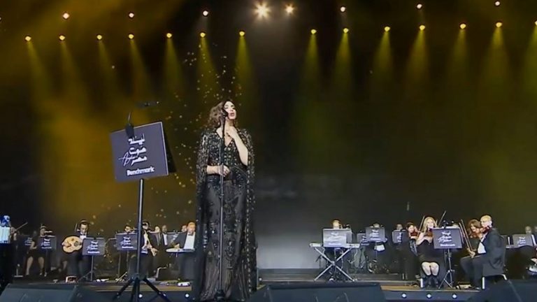 أنغام عن نجاح حفلها في السعودية: “ليلة صعب تتنسى”