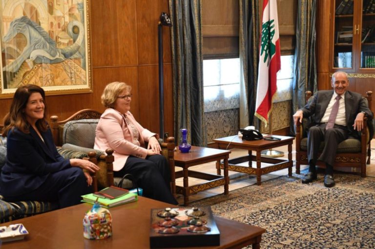 بري يلتقي مساعدة وزير الخارجية الأميركي