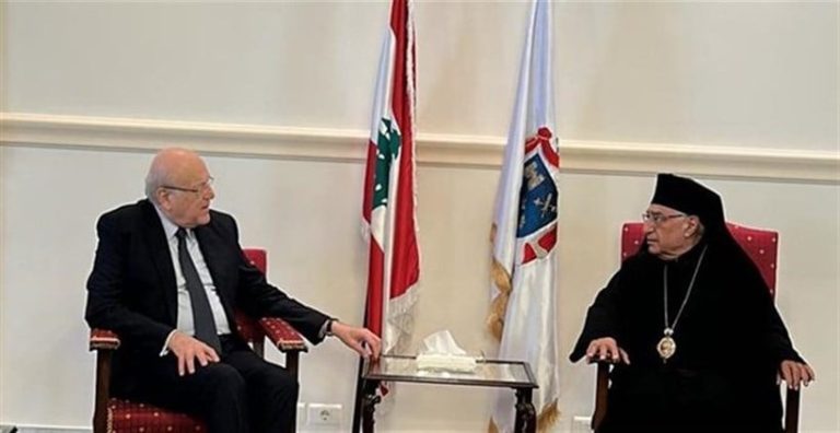 العبسي يلتقي ميقاتي