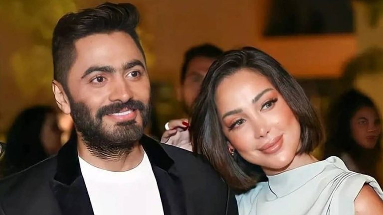 هل عادت الأمور إلى مجاريها بين تامر حسني وزوجته؟