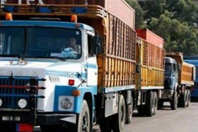 اعتصام لسائقي الشاحنات في مرفأ بيروت