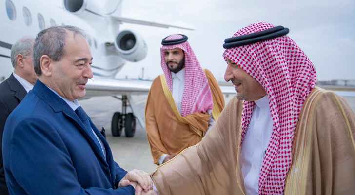 وزير الخارجية السوري يصل إلى جدة