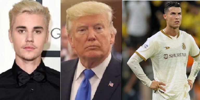 ترامب رونالدو بيبر