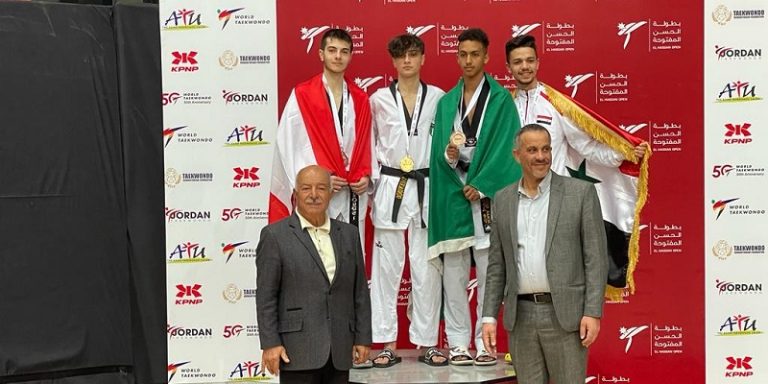 رافاييل قدسي يفوز بالمركز الأول في دوري التايكواندو