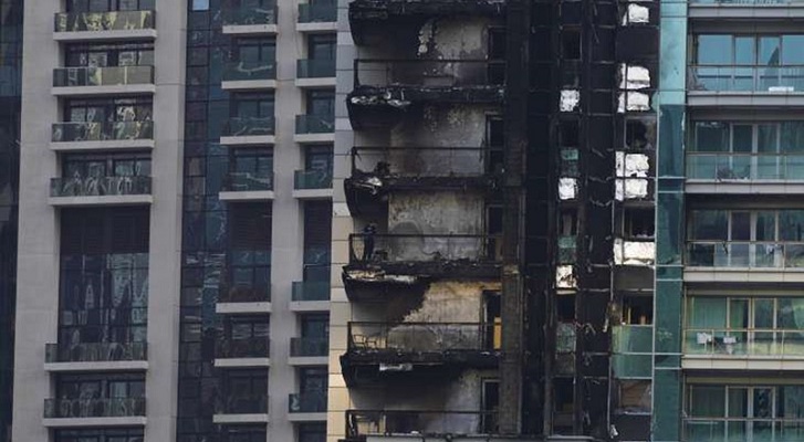 دبي.. 16 قتيلاً جراء حريق في مبنى سكني