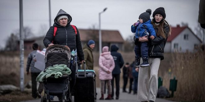 لاجئين الأوكرانيين