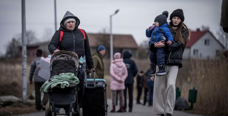 لاجئين الأوكرانيين