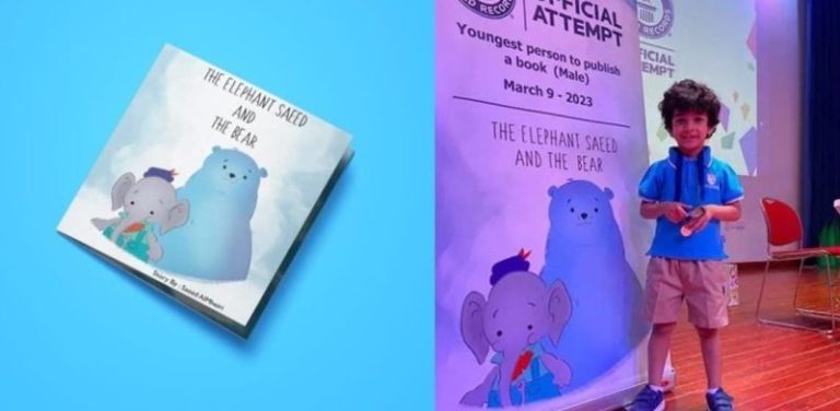 كأصغر كاتب في العالم.. طفل يدخل موسوعة “غينيس”