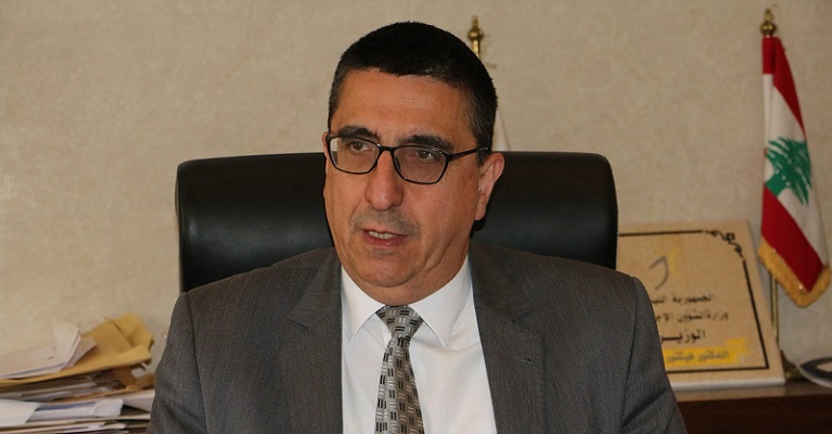 حجار: مفوضية اللاجئين وافقت على تسليم “داتا” النازحين