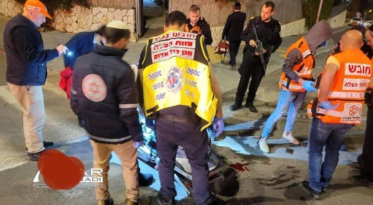 بالفيديو: إصابة فلسطيني زُعم إحراقه سيارة إسرائيلية