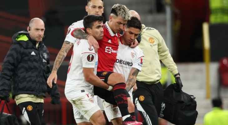 ضربة قاسية لمانشستر يونايتد.. انتهاء موسم ليساندرو مارتينيز