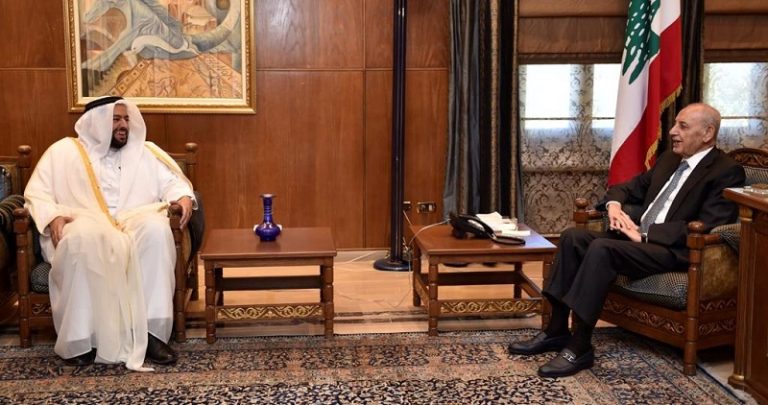 قطر لبنان الخليفي نبيه بري