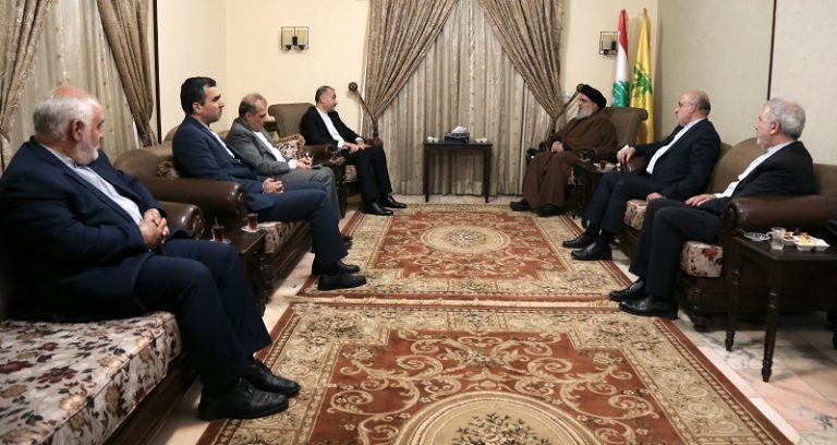 نصرالله يستقبل وزير الخارجية الإيراني