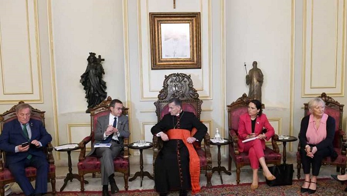 روتايو من بكركي: لحل موضوع النازحين وإلا ستعود الحرب إلى لبنان