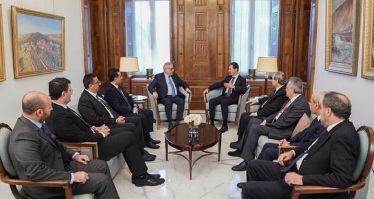 وفد وزاري لبناني في دمشق