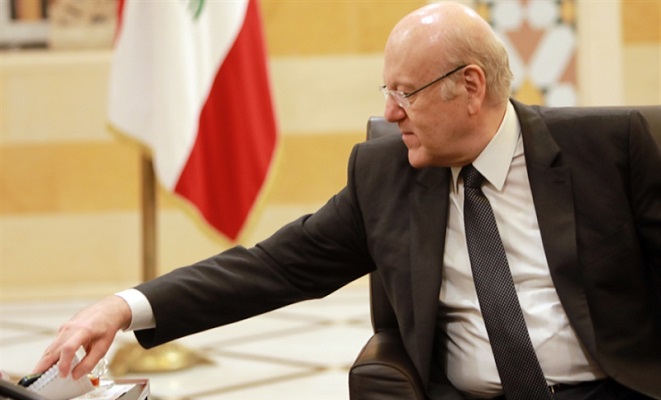 ميقاتي يبحث مع “الثنائي” فكرة إقالة سلامة