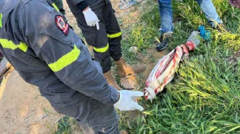 العثور على جسم مشبوه في أبلح