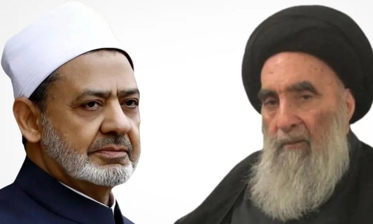 الشيخ أحمد الطيب والسيستاني