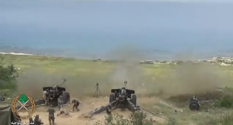 بالفيديو… رمايات للجيش بالذخيرة الحية في عرض البحر