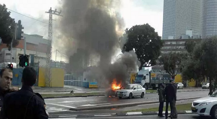 إنفجار عبوة ناسفة وسط “تل أبيب”