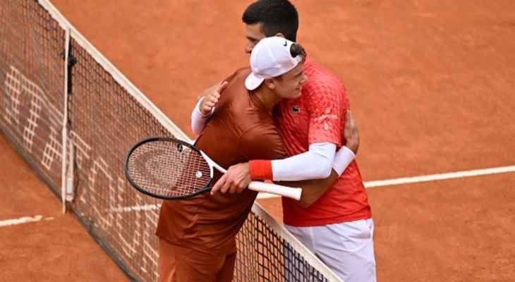 بطولة ايطاليا: رونه يهزم ديوكوفيتش ويتاهل الى النصف النهائي