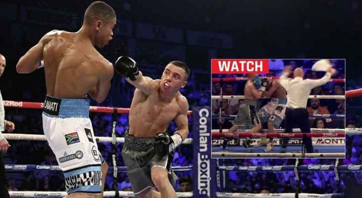 ملاكم يرفض الإحتفال قبل الاطمئنان الى صحة منافسه