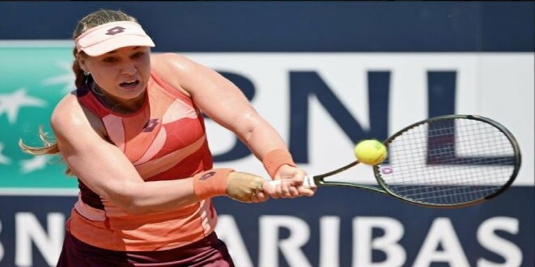 ميار شريف تودع ايطاليا المفتوحة للتنس مبكرا