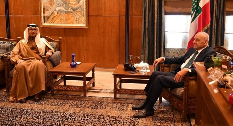 نبيه بري، أن زيارة السفير السعودية لبنان وليد البخاري