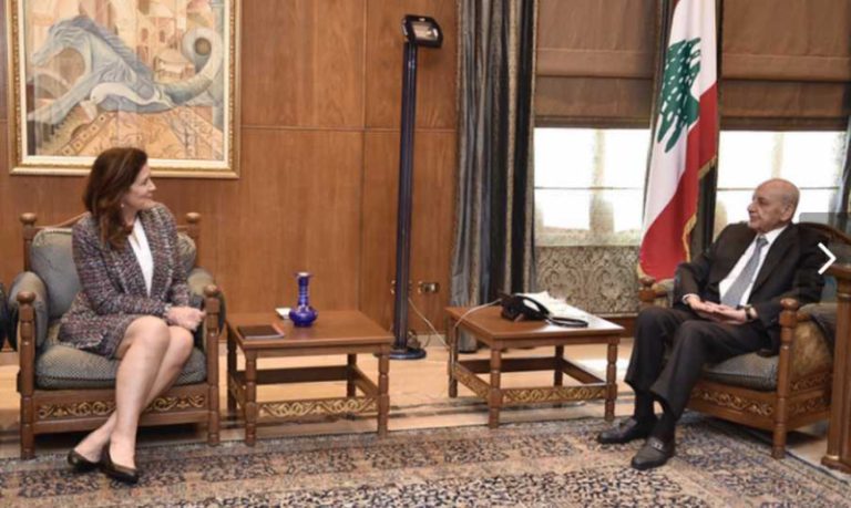 بري يلتقي السفيرة الأميركية